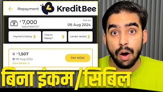 KreditBee Loan Kaise Le  KreditBee Loan App Review  No Cibil Score No Income Proof Best Loan App [upl. by Drogin]