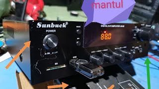 AMPLIFIER SUNBUCK AV80 [upl. by Nylirem]