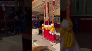 Preparing for religious festival at Chinese Buddhist temple Phuket Thailand 🇹🇭 travel subscribe [upl. by Tuchman]