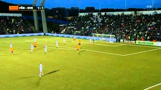 Faroe Islands vs Sweden 12 VMKval [upl. by Gaskill]