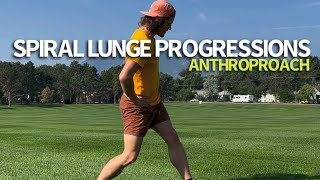 Spiral Lunges 💪 Beginner [upl. by Neelie]