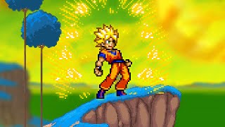 Super Smash Flash 2 v09 How To Turn Goku Into Super Saiyan [upl. by Odnalref]