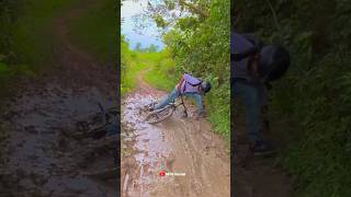 Offroading gone wrong 🫣shots ytshorts imranmtb cycling [upl. by Nodearb]