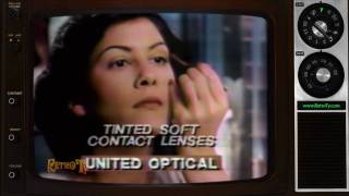 1985  United Optical  Bausch amp Lomb Contact Lenses [upl. by Nahtam864]