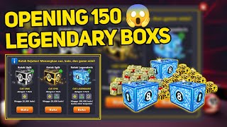 Gacha 150 Box Legend  Opening 150 Box Legend Dapet Cue Apa Aja  8 Ball Pool Indonesia 2024 [upl. by Nailil]