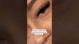 002 Volume Lashes Cashmere Easy Fanning Lashes Quick Mini Lash Tutorial yegilashtips [upl. by Aehcim670]