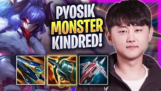 PYOSIK IS A MONSTER WITH KINDRED  KT Pyosik Plays Kindred JUNGLE vs Taliyah  Season 2024 [upl. by Spense]