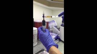 Single Syringe Method of PRP Preparation [upl. by Cocke67]