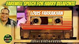 Farrahkan speaks about Harry Belafonte farrakhan [upl. by Annohsak]