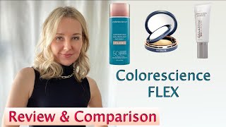 How Colorescience FLEX compares to Sunbetter SPF 68 compact amp Alastin Hydratint [upl. by Genny]