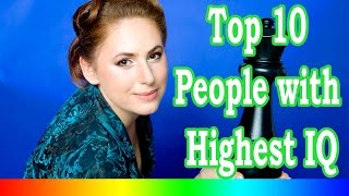 Top 10 People With Highest IQ In The World [upl. by Nea]