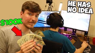 Donating 100000 To Shroud In Real Life [upl. by Atinahs73]