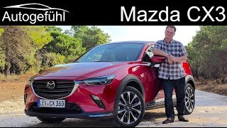 Mazda CX3 FULL REVIEW Facelift 2019 CX3 test  Autogefühl [upl. by Bartolomeo]