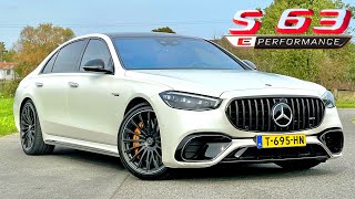 2024 MercedesAMG S63 V8 BiTurbo  REVIEW on Autobahn [upl. by Nnylahs]