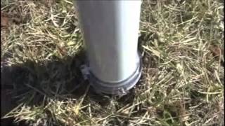 Telescoping Flag Pole Installation [upl. by Rramaj]