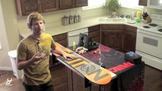 How to wax a snowboard [upl. by Bren]