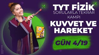 Hareket ve Kuvvet Soru Çözümü Pekiştireç Testleri 19 Günde TYT Fizik Soru Çözüm Kampı [upl. by Urbai549]