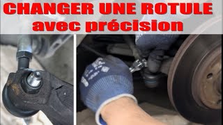 Changer une rotule de direction avec précision  ❌ 60€ de géométrie 👎❌ Peugeot 206 306 [upl. by Yelda]