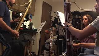 Amazing Grace Contrabass Sarrusophone amp Two Contrabassoons [upl. by Lahsram21]