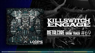 Metalcore Drum Track  Killswitch Engage Style  190 bpm [upl. by Wescott816]