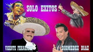 Diomedes días y Vicente Fernández Ranchenato 22 éxitos Full Audio [upl. by Dur]