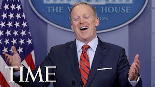 Sean Spicers Greatest Hits As White House Press Secretary To President Donald Trump  TIME [upl. by Romola]