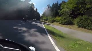 montée du col du Mollendruz avec une GSR 750 🤪✌ [upl. by Florin]