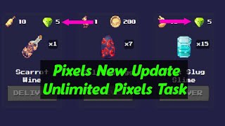 Pixels Game New Update  New Pixels Task Ratio  Unlimited Pixels Task [upl. by Berkman962]