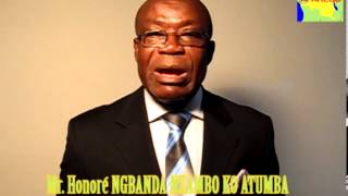 MESSAGE DES VOEUX DE MR HONORE NGBANDA VERSION LINGALA [upl. by Steen]