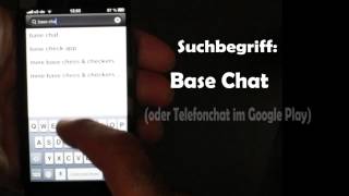 Base Chat die Partyphone App bekannt aus den USA [upl. by Cesare]