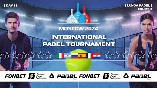 Международный турнир «Москва 2024»  Lunda Padel Корт 3  190924 [upl. by Tomasina]