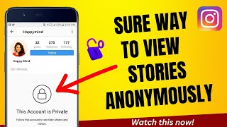 How To View Someone Instagram Story Anonymously [upl. by Arais492]