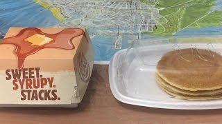 Burger King 89 Cent Pancakes Vs McDonalds Pancakes [upl. by Keldon771]