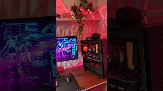 The XPG Defender Pro case with their Levante X AIO dreamsetup gaming gamer battlestation [upl. by Hippel]