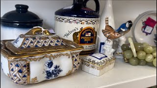 Antiques UK 🇬🇧 Antique Vintage Porcelain Jewellery Boxes London Antique Shopping 🇬🇧 [upl. by Lalaj]