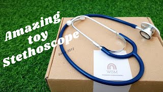 Real functioning Toy Stethoscope [upl. by Soilisav]