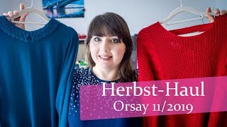 Herbst  Winter Fashion Haul 11  2019 Plussize Curvy Gr44 orsay [upl. by Tippets318]