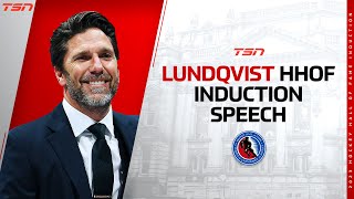 Hockey Hall of Fame Induction Speech Henrik Lundqvist [upl. by Eanel]