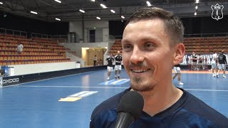 Sebastian Palmqvist efter Mullsjö AIS  Linköping IBK  Träningsmatch [upl. by Nediarb]