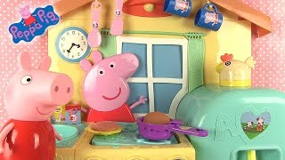 Cuisine de Peppa Pig Pancakes Les crêpes Jouets [upl. by Hodgkinson]