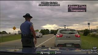 Traffic Stop I49Sunset Springdale Benton Co Arkansas State Police Troop L Traffic Series Ep 713 [upl. by Nnaaihtnyc354]