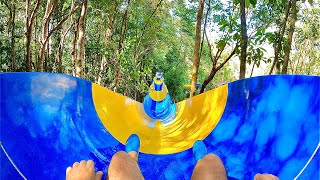 Worlds Longest Waterslide at Escape Theme Park in Malaysia 11km [upl. by Acinyt234]