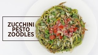 Whats Cooking  Zucchini Pesto Zoodles [upl. by Vasya903]