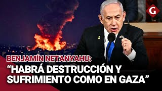 NETANYAHU lanza amenaza contra el LÍBANO ante la presencia de HEZBOLÁ  Gestión [upl. by Busch]