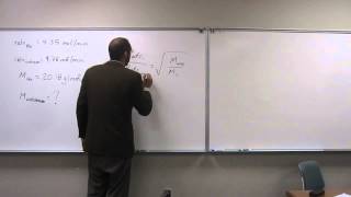 Calculate Molar Mass and Identify an Unknown Gas Using Grahams Law 001 [upl. by Arekat434]