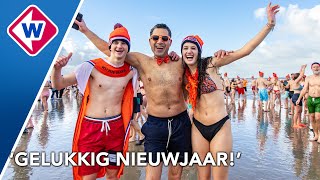 Samenvatting nieuwjaarsduik op Scheveningen 2024 [upl. by Gnat977]