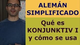 Aprender Aleman KONJUNKTIV I con pronunciacion [upl. by Adnovoj]