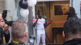 Grand Opening MPPRO Boxing Center door Wereldkampioen Regilio Tuur [upl. by Yerkovich]