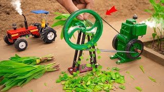 diy mini chaff cutter machine science project sanocreator [upl. by Eulalie]