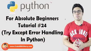 Try Except Exception Handling In Python  Python Tutorials For Absolute Beginners In Hindi 24 [upl. by Shah]